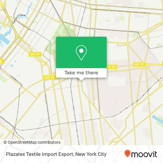 Mapa de Plazatex Textile Import Export