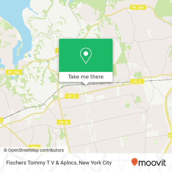 Fischers Tommy T V & Aplncs map