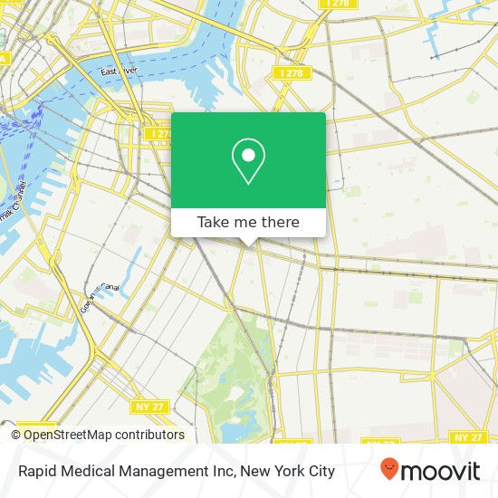 Rapid Medical Management Inc map