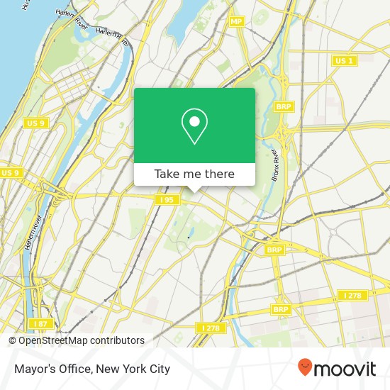 Mayor's Office map