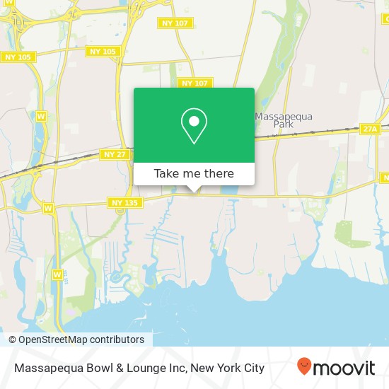 Massapequa Bowl & Lounge Inc map