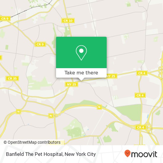 Mapa de Banfield The Pet Hospital