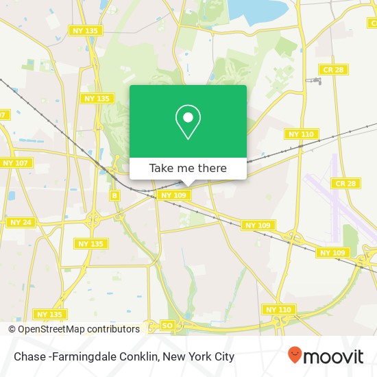 Mapa de Chase -Farmingdale Conklin