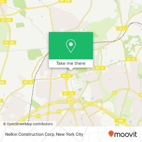Nelkin Construction Corp map