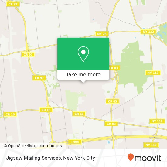 Jigsaw Mailing Services map