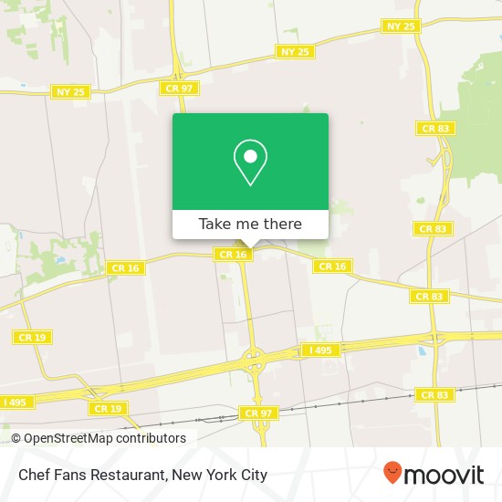 Chef Fans Restaurant map