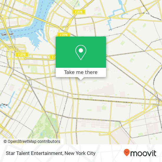Star Talent Entertainment map