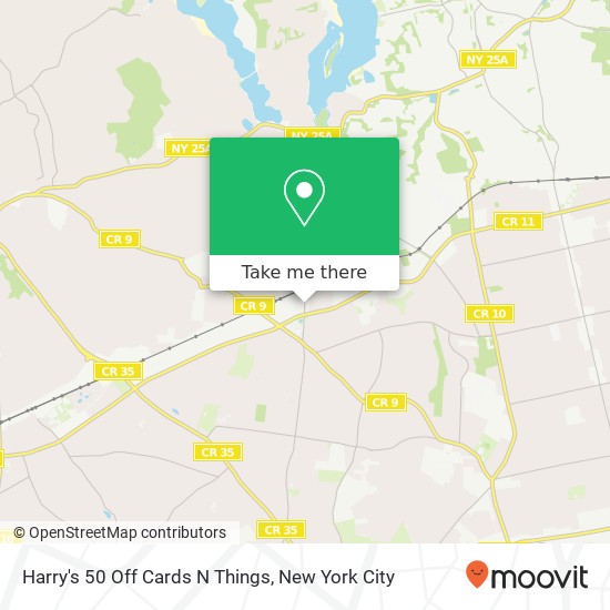 Harry's 50 Off Cards N Things map