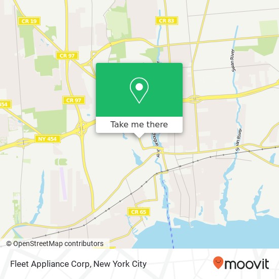 Fleet Appliance Corp map