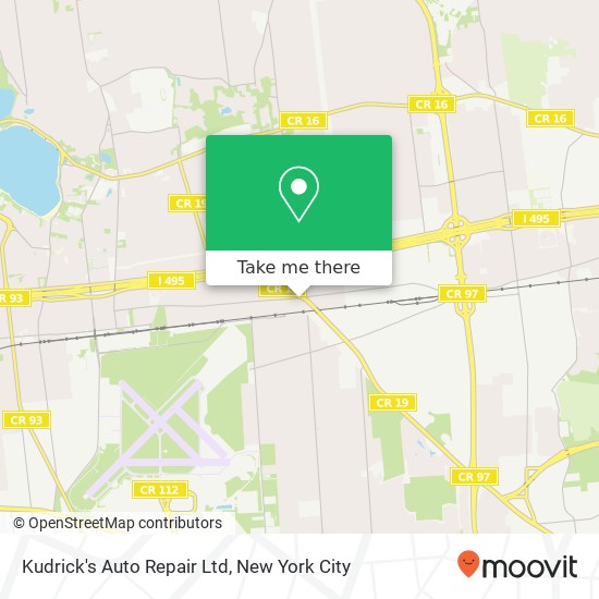 Mapa de Kudrick's Auto Repair Ltd