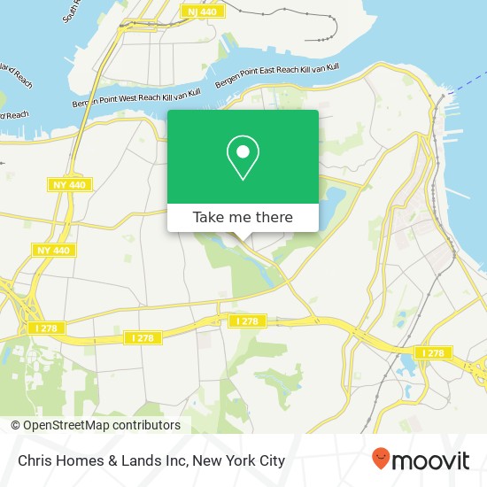 Mapa de Chris Homes & Lands Inc