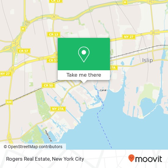 Rogers Real Estate map