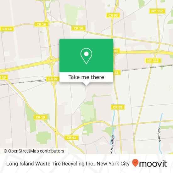 Long Island Waste Tire Recycling Inc. map