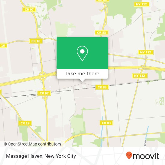 Massage Haven map