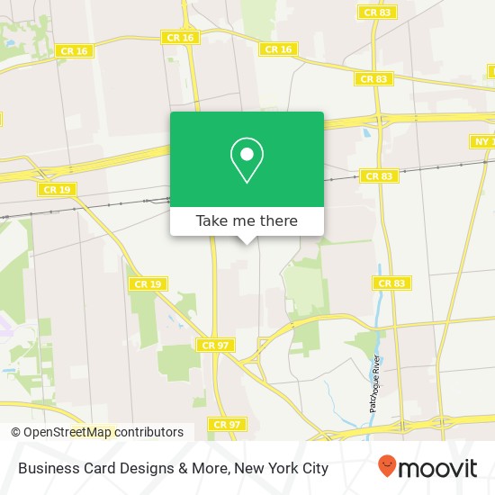 Business Card Designs & More map