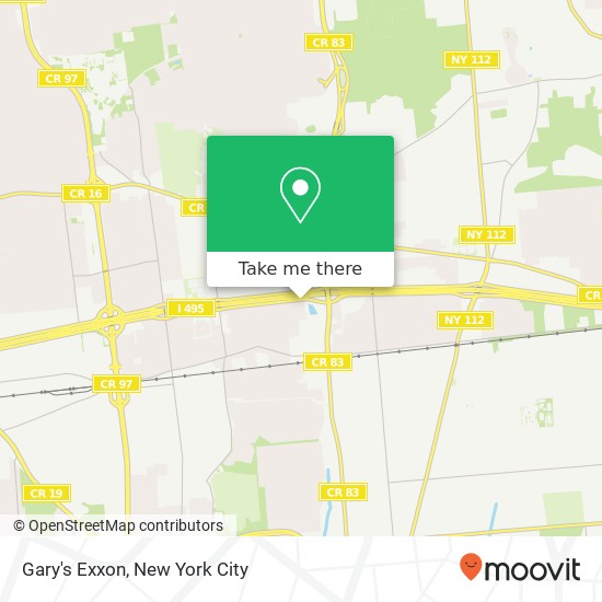 Gary's Exxon map