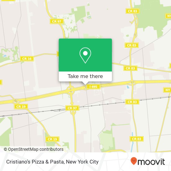 Mapa de Cristiano's Pizza & Pasta