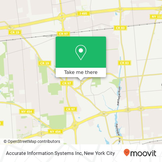 Accurate Information Systems Inc map