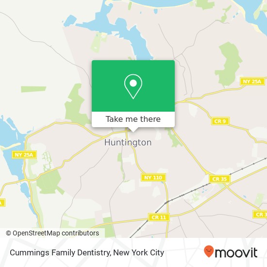 Mapa de Cummings Family Dentistry