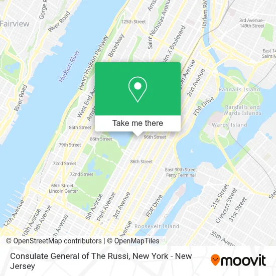 Consulate General of The Russi map