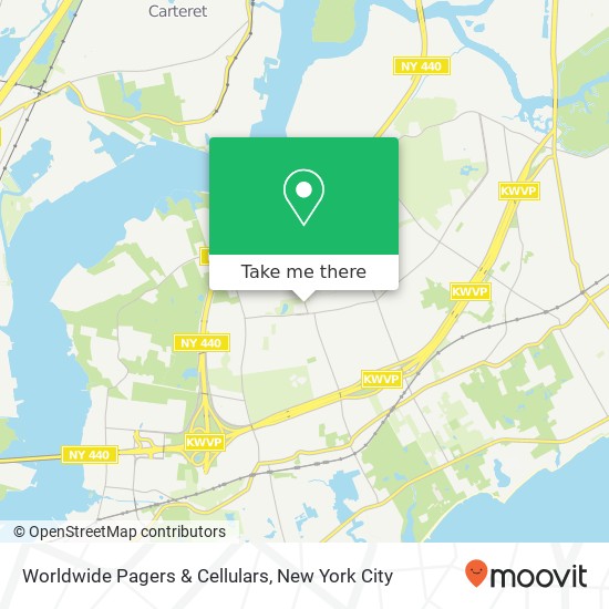 Mapa de Worldwide Pagers & Cellulars