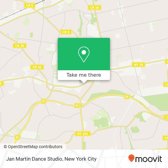 Mapa de Jan Martin Dance Studio