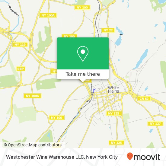 Mapa de Westchester Wine Warehouse LLC