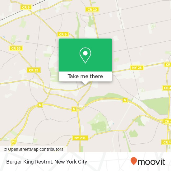Burger King Restrnt map