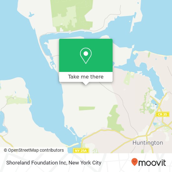 Shoreland Foundation Inc map
