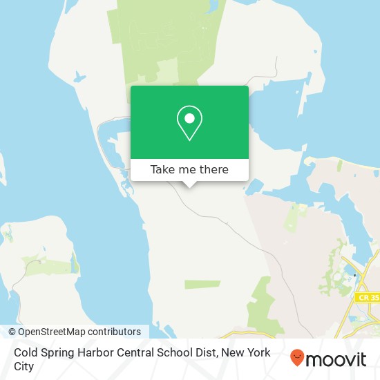 Cold Spring Harbor Central School Dist map