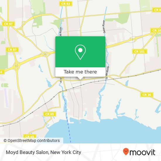 Mapa de Moyd Beauty Salon