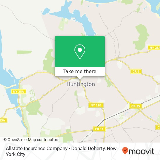 Allstate Insurance Company - Donald Doherty map