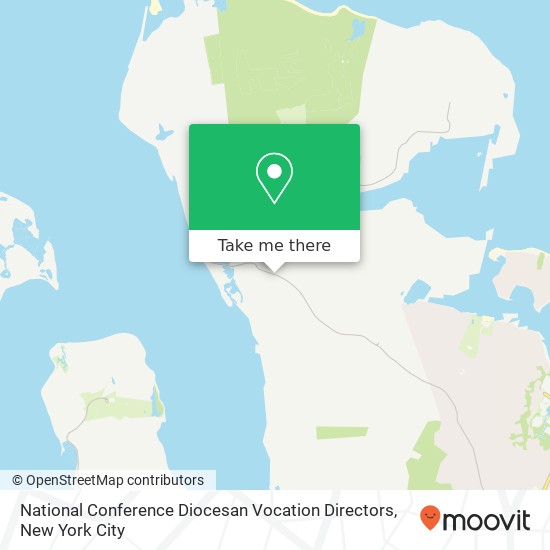 Mapa de National Conference Diocesan Vocation Directors