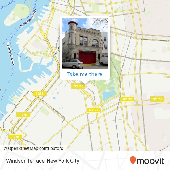 Windsor Terrace map