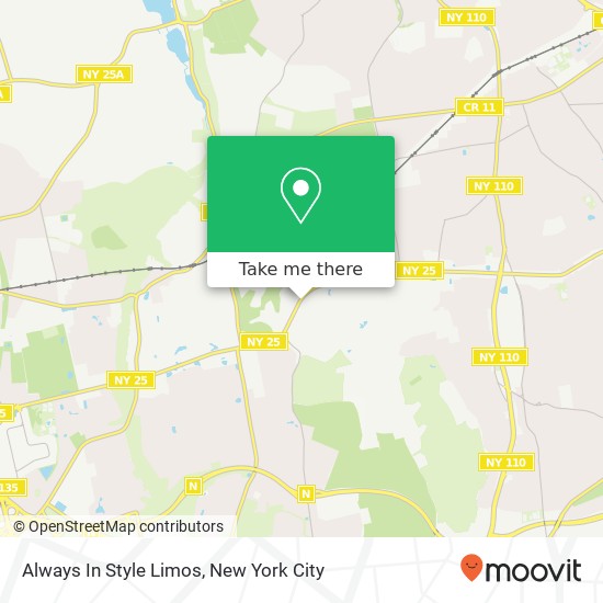 Always In Style Limos map