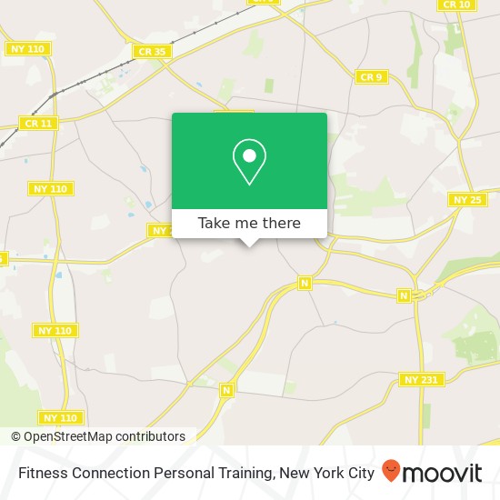 Mapa de Fitness Connection Personal Training