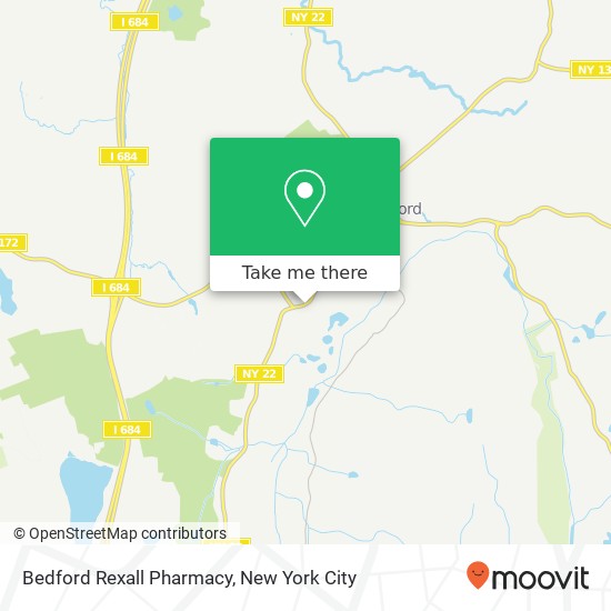 Mapa de Bedford Rexall Pharmacy