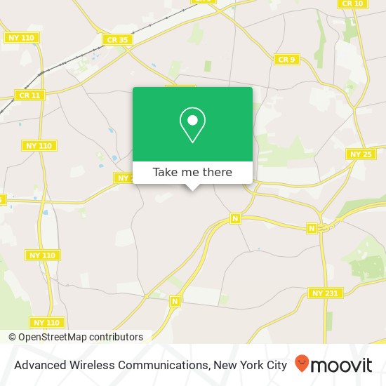 Advanced Wireless Communications map