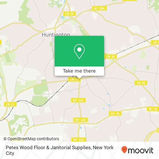 Petes Wood Floor & Janitorial Supplies map