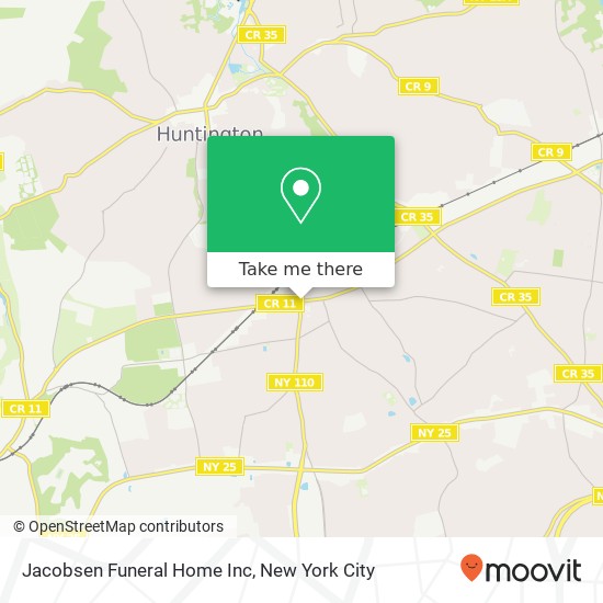 Mapa de Jacobsen Funeral Home Inc