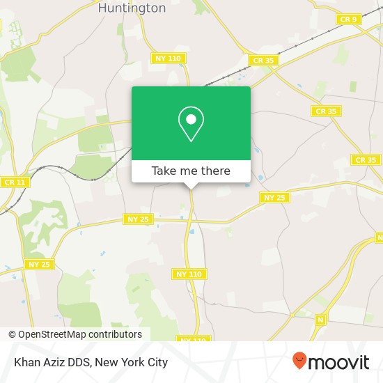 Khan Aziz DDS map