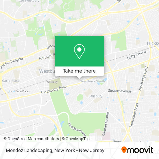 Mendez Landscaping map