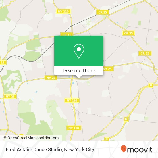 Mapa de Fred Astaire Dance Studio