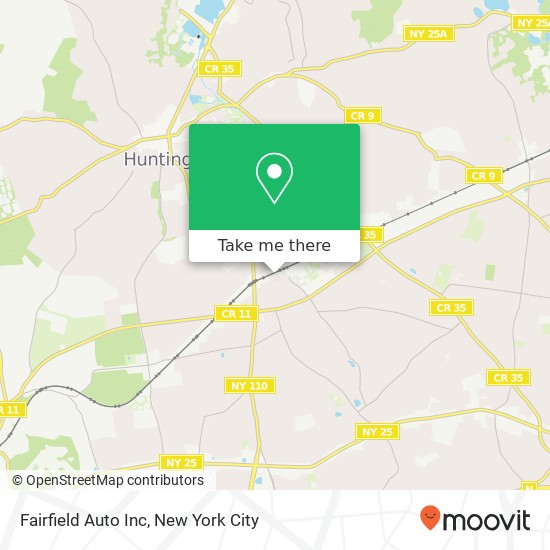 Fairfield Auto Inc map