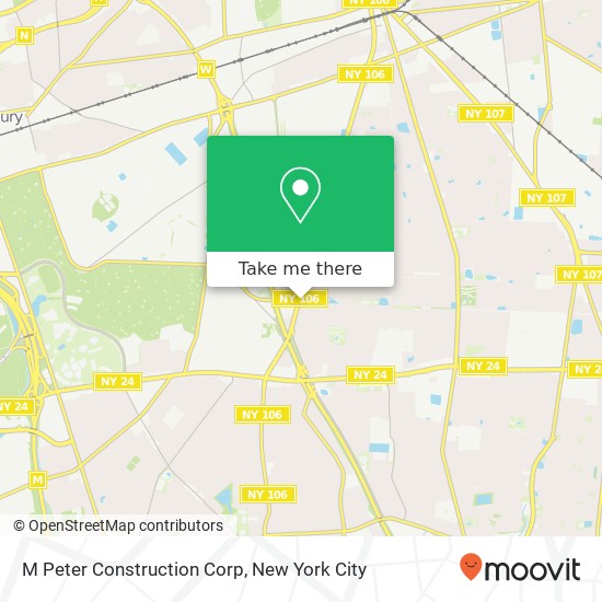 M Peter Construction Corp map