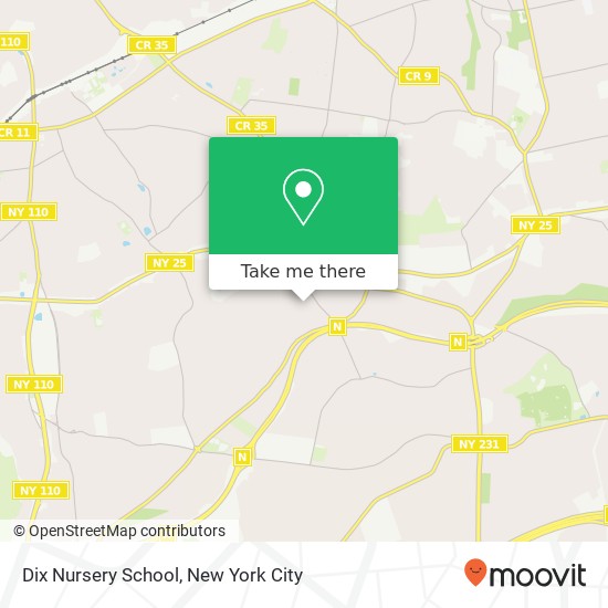 Mapa de Dix Nursery School