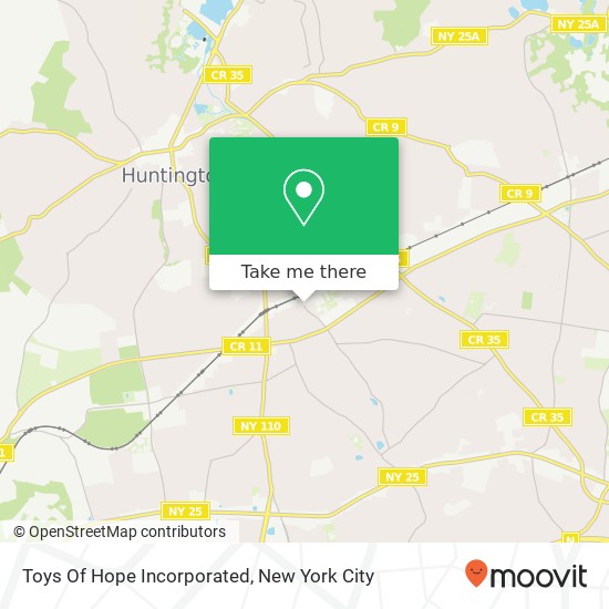 Mapa de Toys Of Hope Incorporated