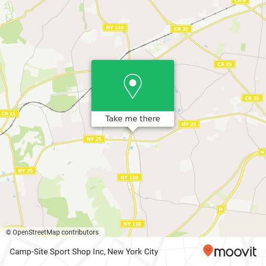 Camp-Site Sport Shop Inc map