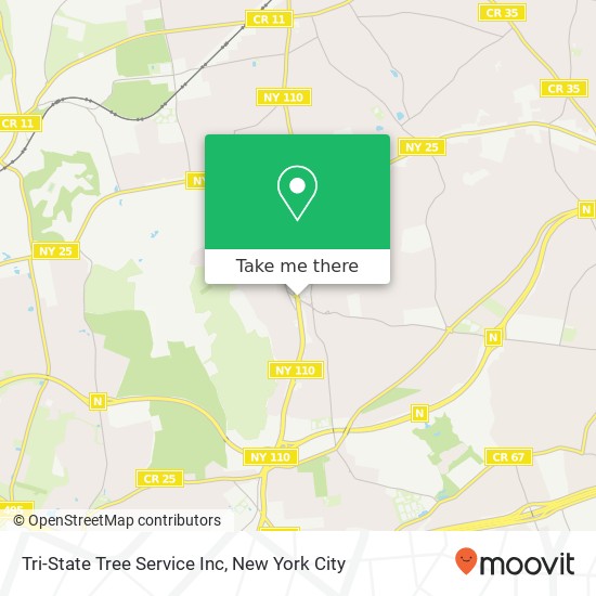 Mapa de Tri-State Tree Service Inc