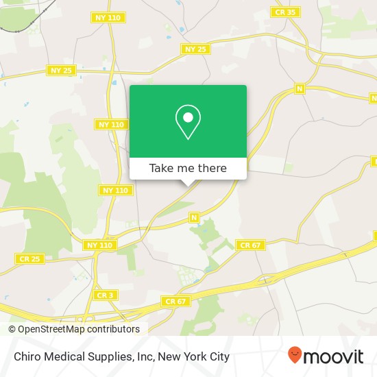 Chiro Medical Supplies, Inc map